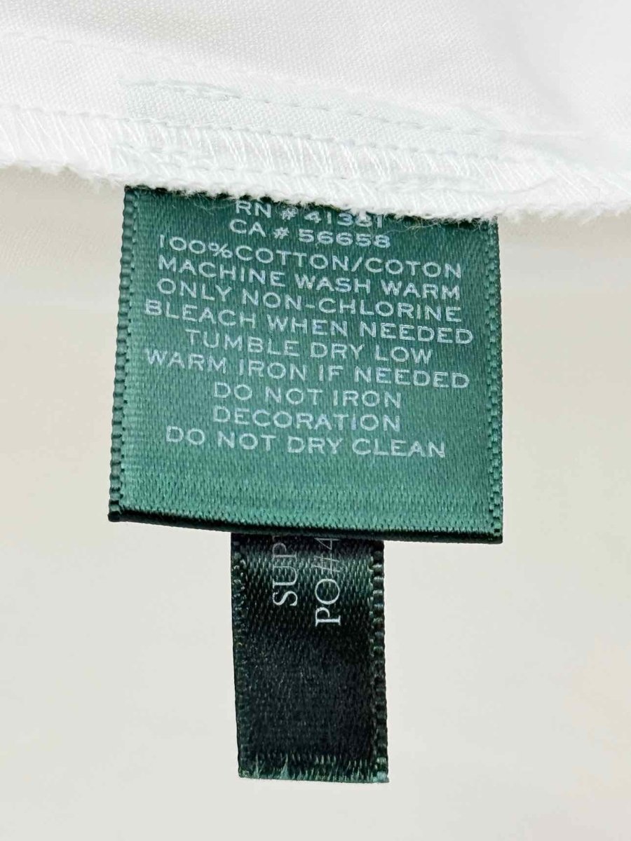 Pre - loved LAUREN BY RALPH LAUREN White Size US 8 Midi Dress at Reems Closet