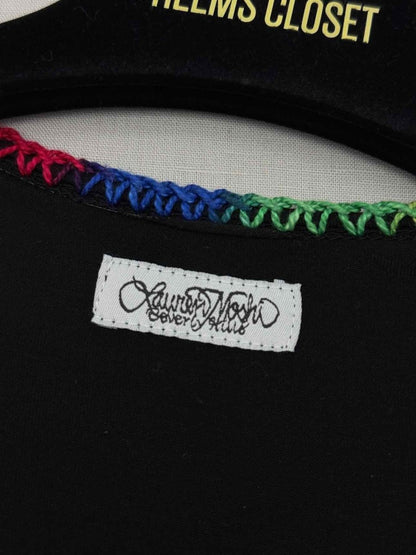 Pre - loved LAUREN MOSHI Black Size One Size Long Cardigan at Reems Closet