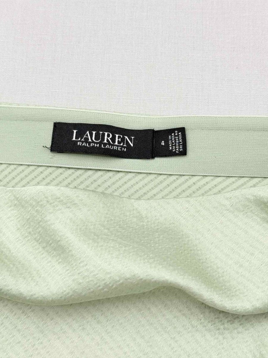 Pre-loved LAUREN RALPH LAUREN Mint Green Size US 4 Midi Skirt at Reems Closet