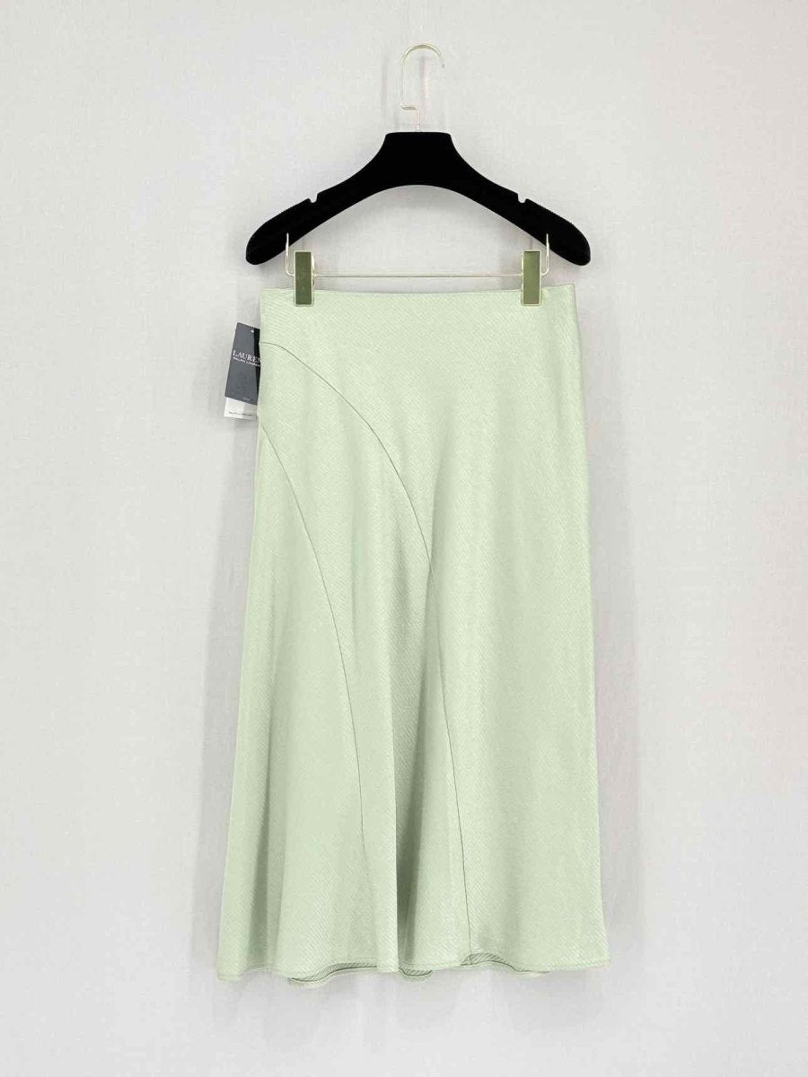 Pre-loved LAUREN RALPH LAUREN Mint Green Size US 4 Midi Skirt at Reems Closet