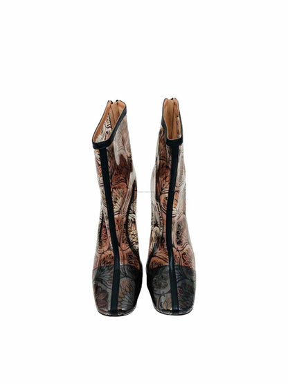 Pre - loved L'AUTRE CHOSE Square Toe Black Size EU 38 Ankle Boots at Reems Closet