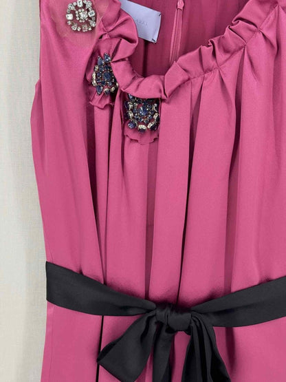 Pre-loved LAVENDER LABEL Plum Size US 8 Knee Length Dress at Reems Closet