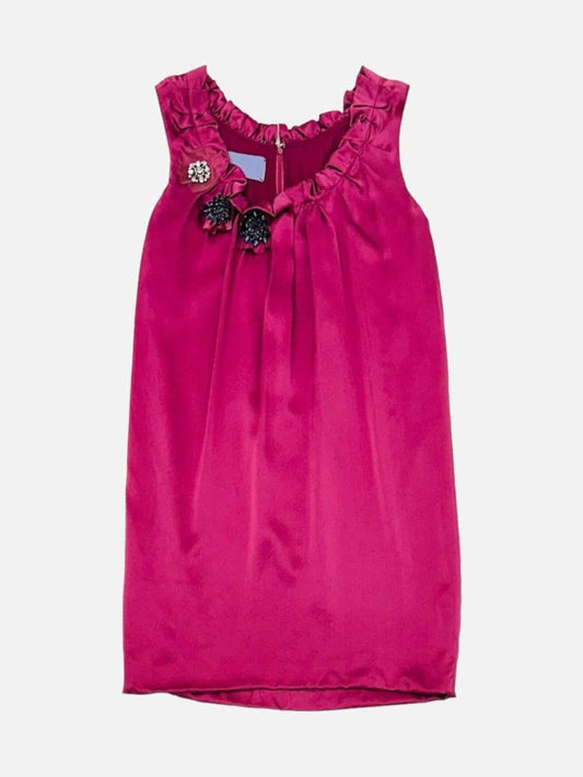 Pre - loved LAVENDER LABEL Plum Size US 8 Knee Length Dress at Reems Closet
