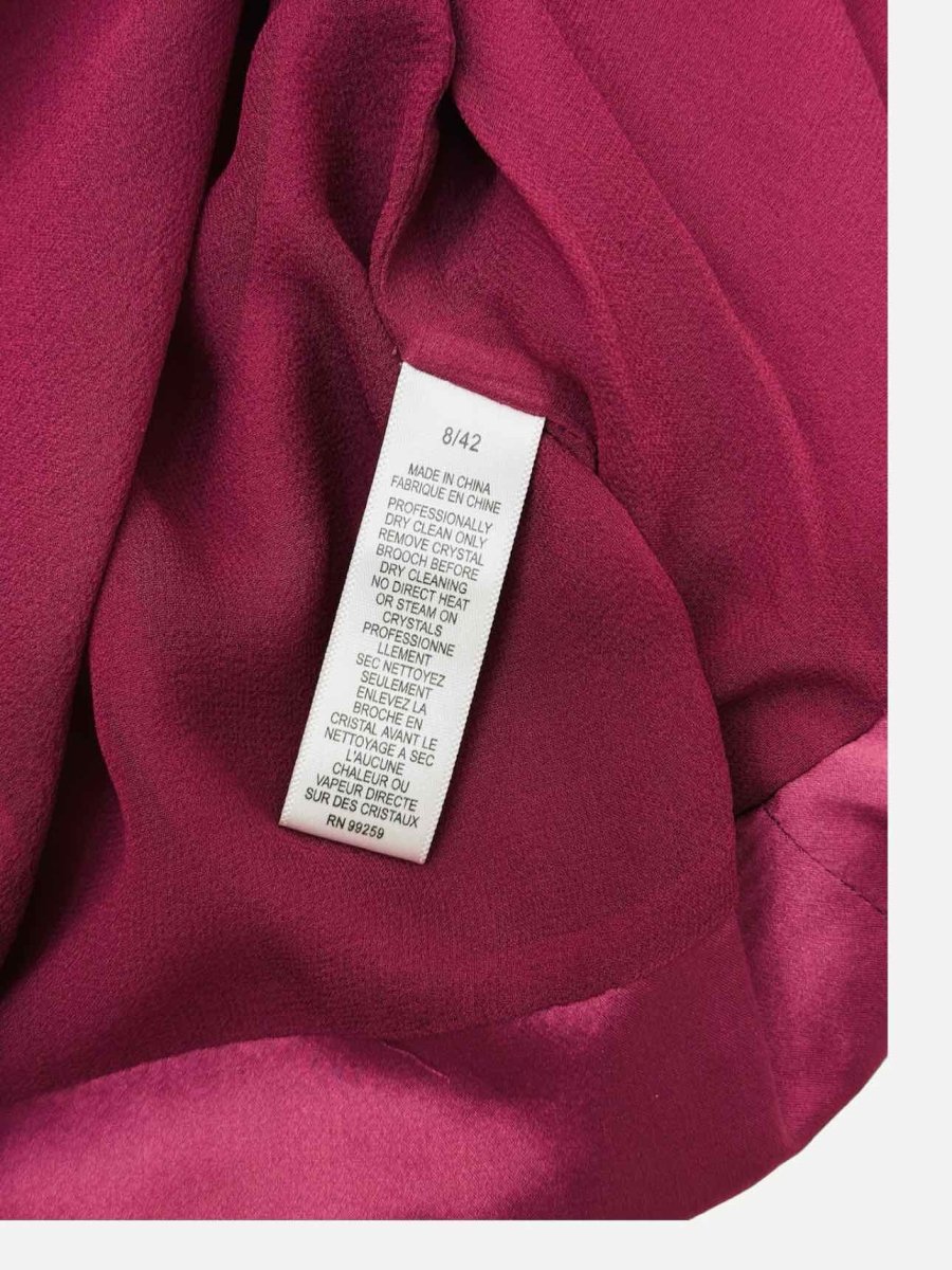 Pre - loved LAVENDER LABEL Plum Size US 8 Knee Length Dress at Reems Closet