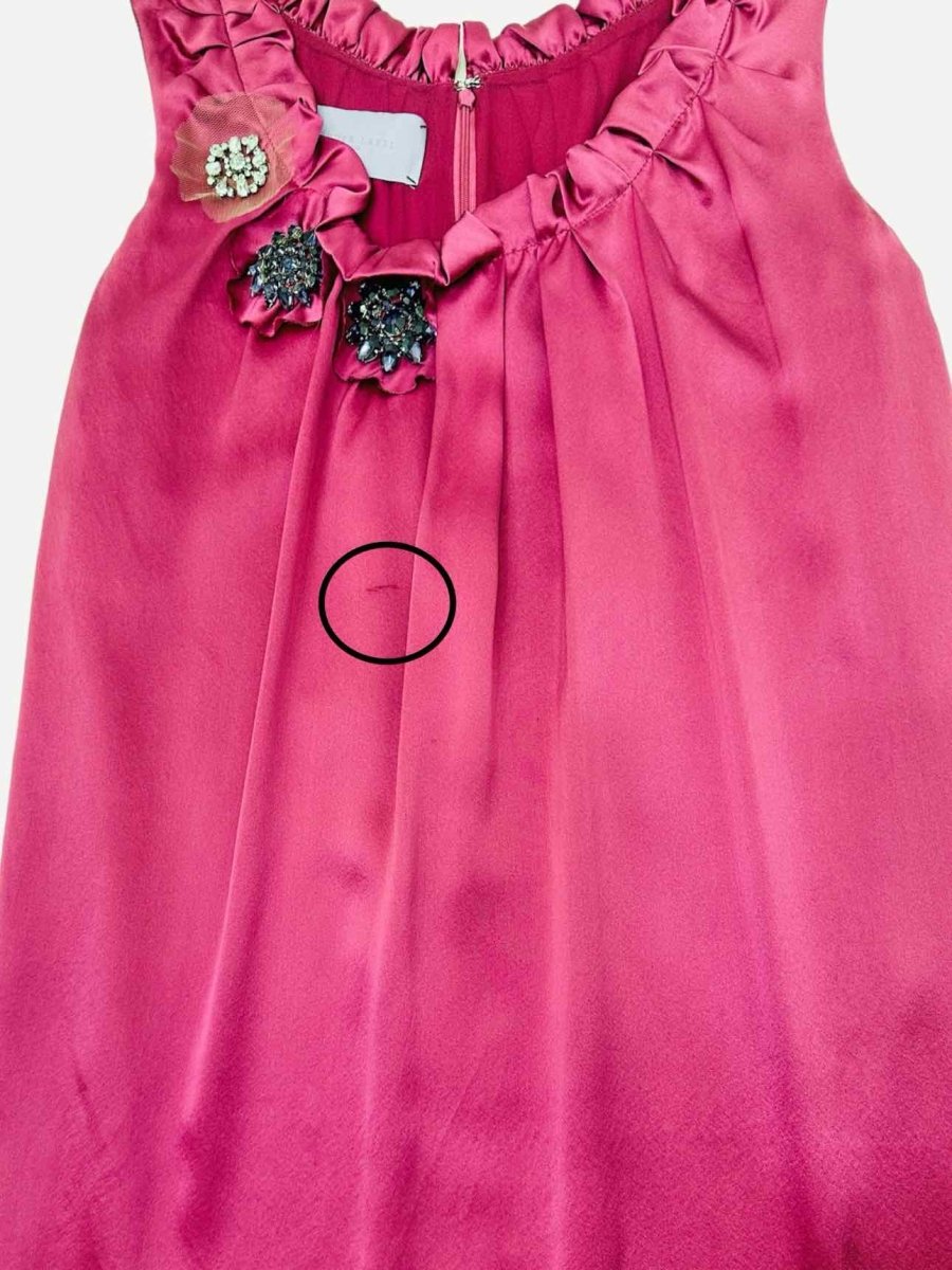 Pre - loved LAVENDER LABEL Plum Size US 8 Knee Length Dress at Reems Closet