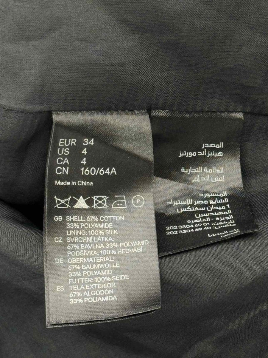 Pre - loved LAVIN Black Size US 4 Mini Skirt at Reems Closet