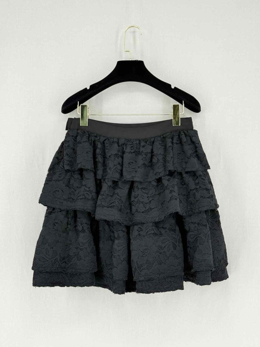 Pre - loved LAVIN Black Size US 4 Mini Skirt at Reems Closet