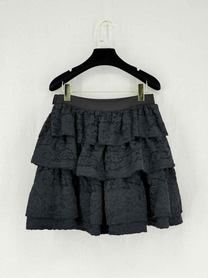 Pre - loved LAVIN Black Size US 4 Mini Skirt at Reems Closet