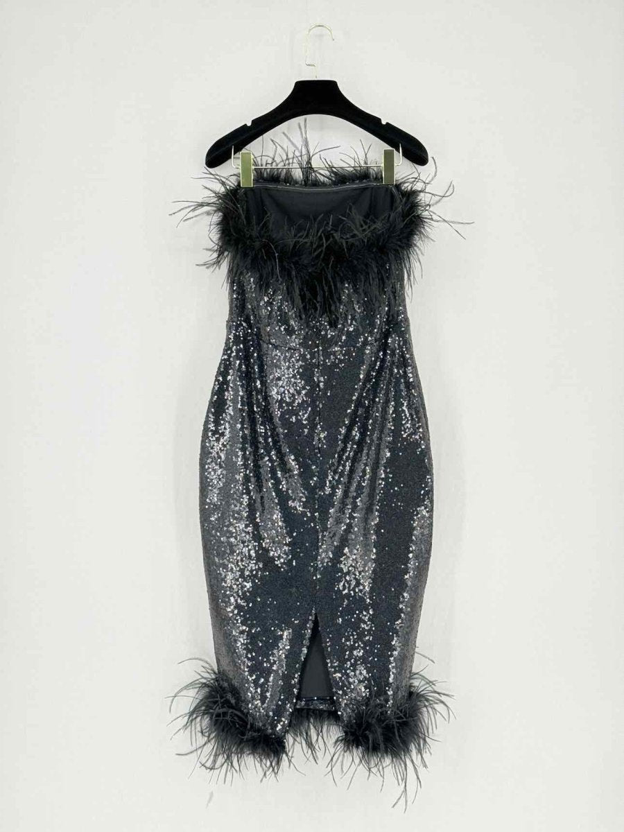 Pre - loved LAVISH ALICE Black Size US 8 Knee Length Dress at Reems Closet