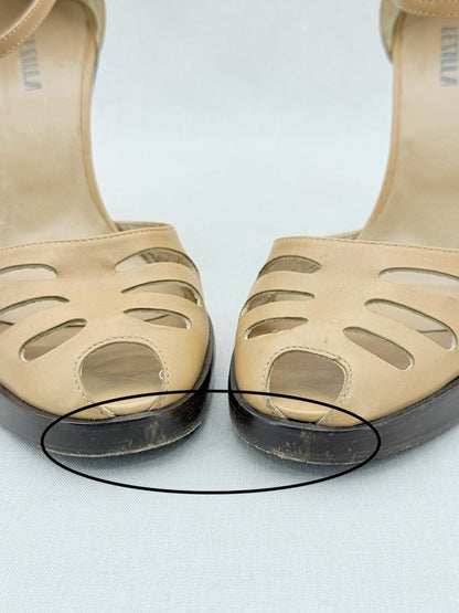 Pre - loved LE SILLA Beige Size EU 39 Heeled Sandals at Reems Closet