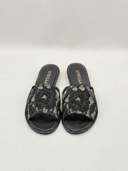 Pre-loved LE SILLA Black Size EU 37 Mules at Reems Closet