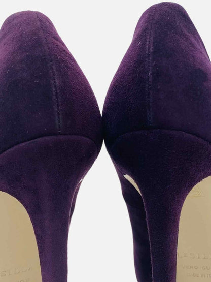 Pre - loved LE SILLA Open Toe Purple Size EU 40 Pumps at Reems Closet