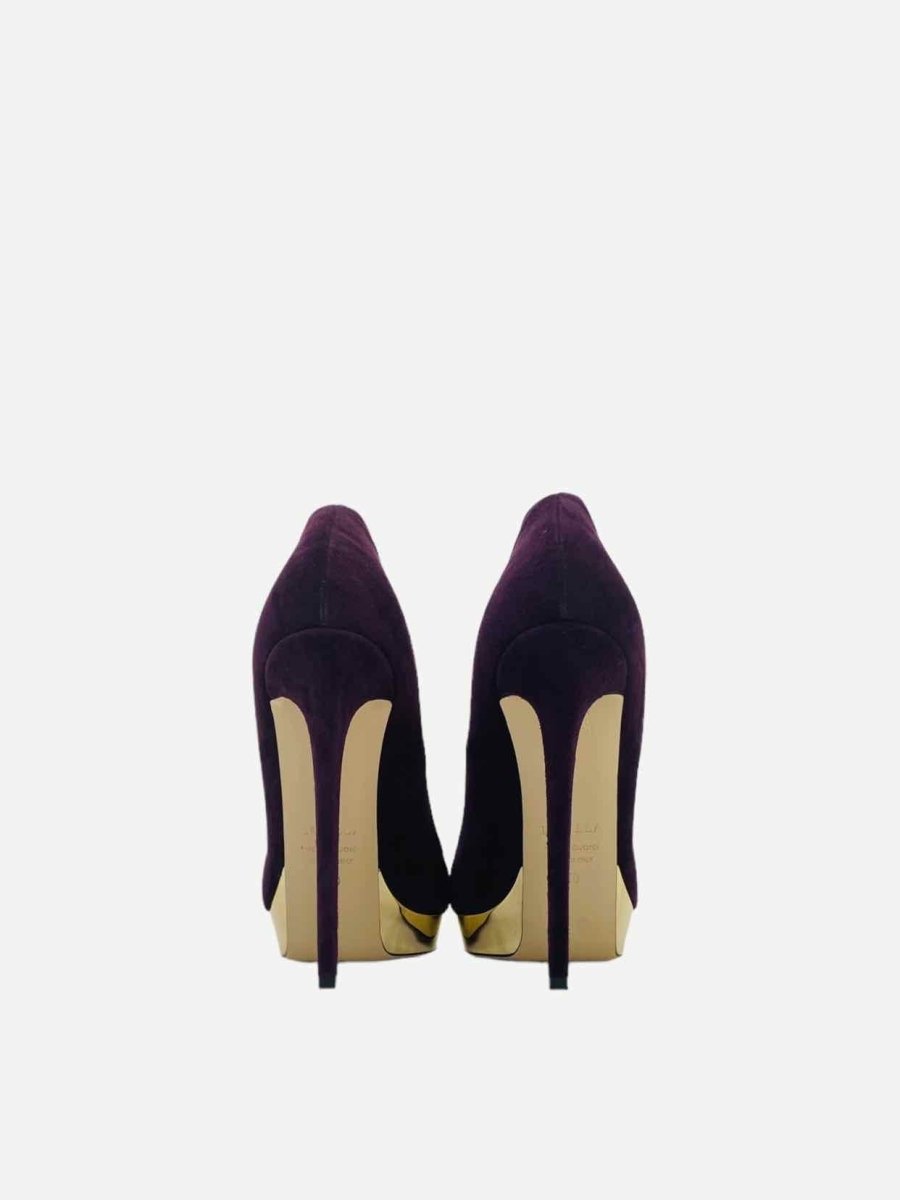 Pre - loved LE SILLA Open Toe Purple Size EU 40 Pumps at Reems Closet