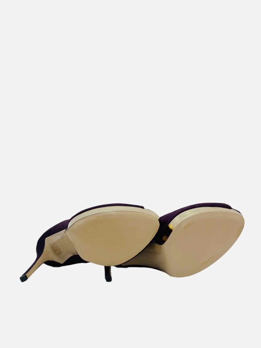 Pre - loved LE SILLA Open Toe Purple Size EU 40 Pumps at Reems Closet