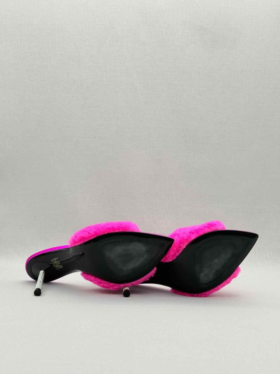 Pre - loved LE SILLA Pink Embellished heels Size EU 41 Mules at Reems Closet