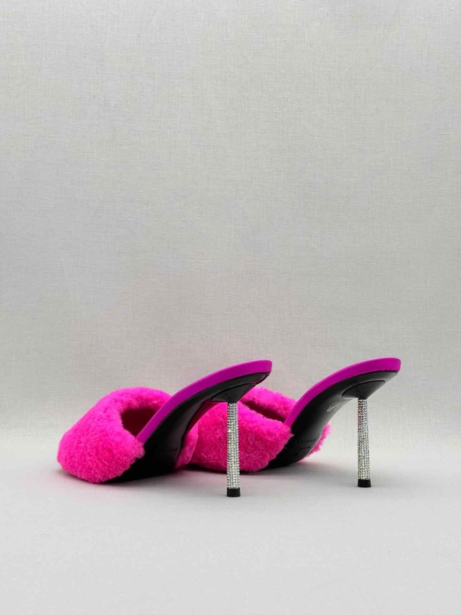 Pre - loved LE SILLA Pink Embellished heels Size EU 41 Mules at Reems Closet