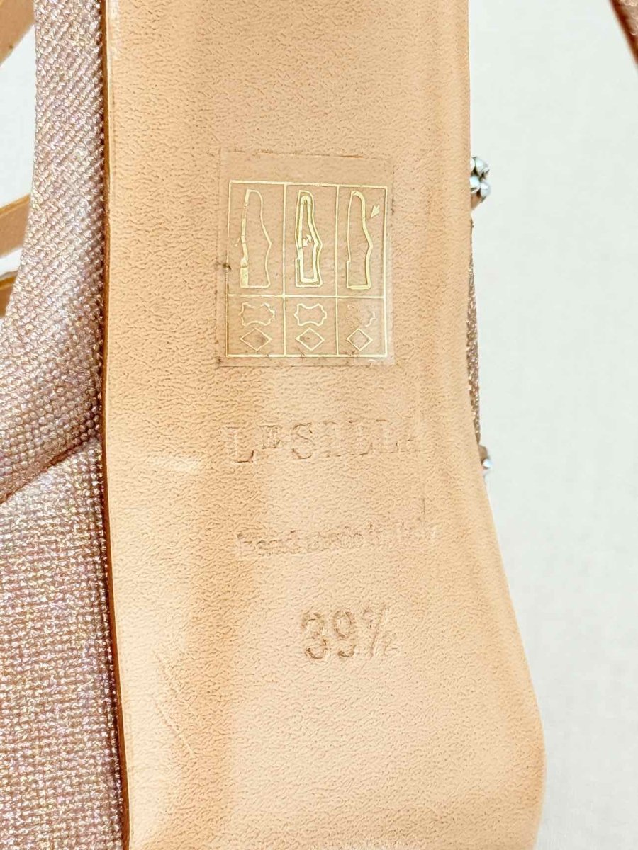 Pre - loved LE SILLA Scarlet Nude Size EU 39.5 Heeled Sandals at Reems Closet