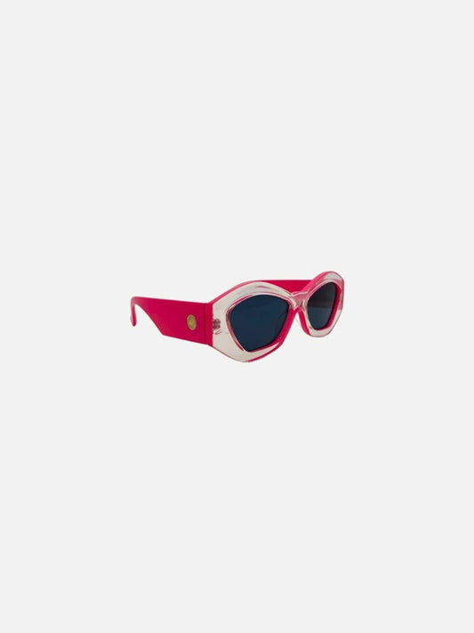 Pre - loved LE SPECS Pink Sunglasses at Reems Closet
