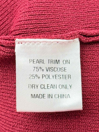 Pre - loved LELA ROSE Burgundy Size XSmall Short Dress at Reems Closet