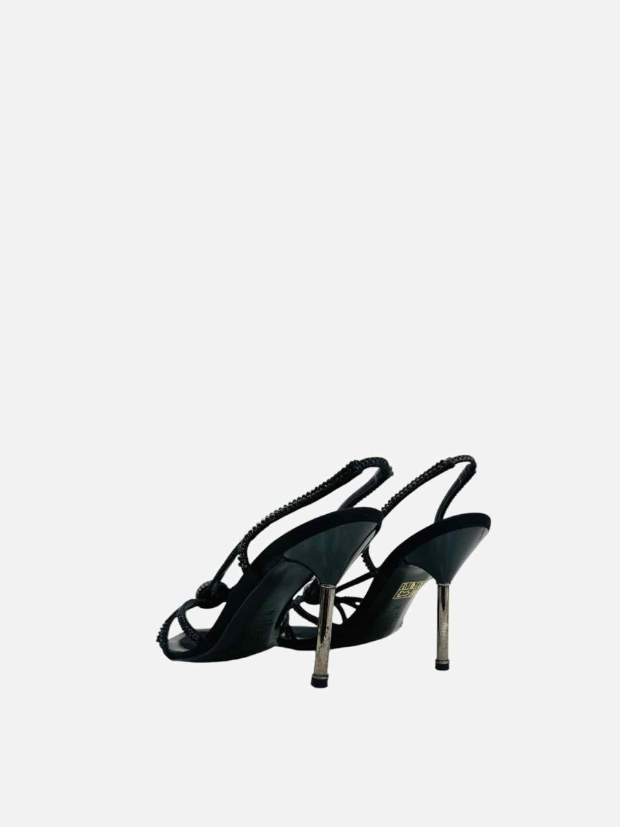 Pre - loved LERRE Black Size EU 38 Heeled Sandals at Reems Closet