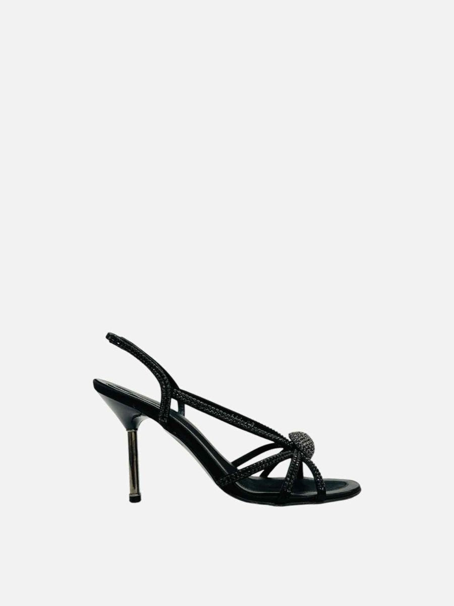 Pre - loved LERRE Black Size EU 38 Heeled Sandals at Reems Closet