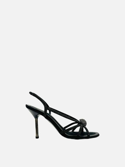 Pre - loved LERRE Black Size EU 38 Heeled Sandals at Reems Closet