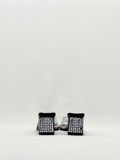 Pre - loved LES PETITS JOUEURS Black Size EU 36 Mules at Reems Closet