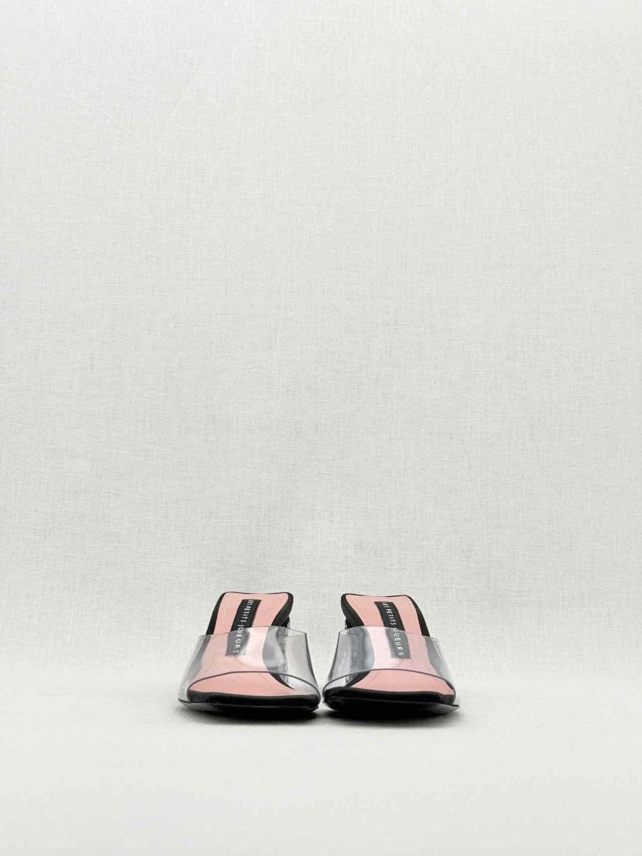 Pre - loved LES PETITS JOUEURS Black Size EU 36 Mules at Reems Closet