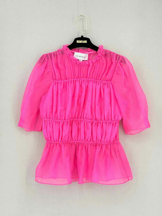 Pre-loved LES REVERIES Pink Size XSmall Top at Reems Closet