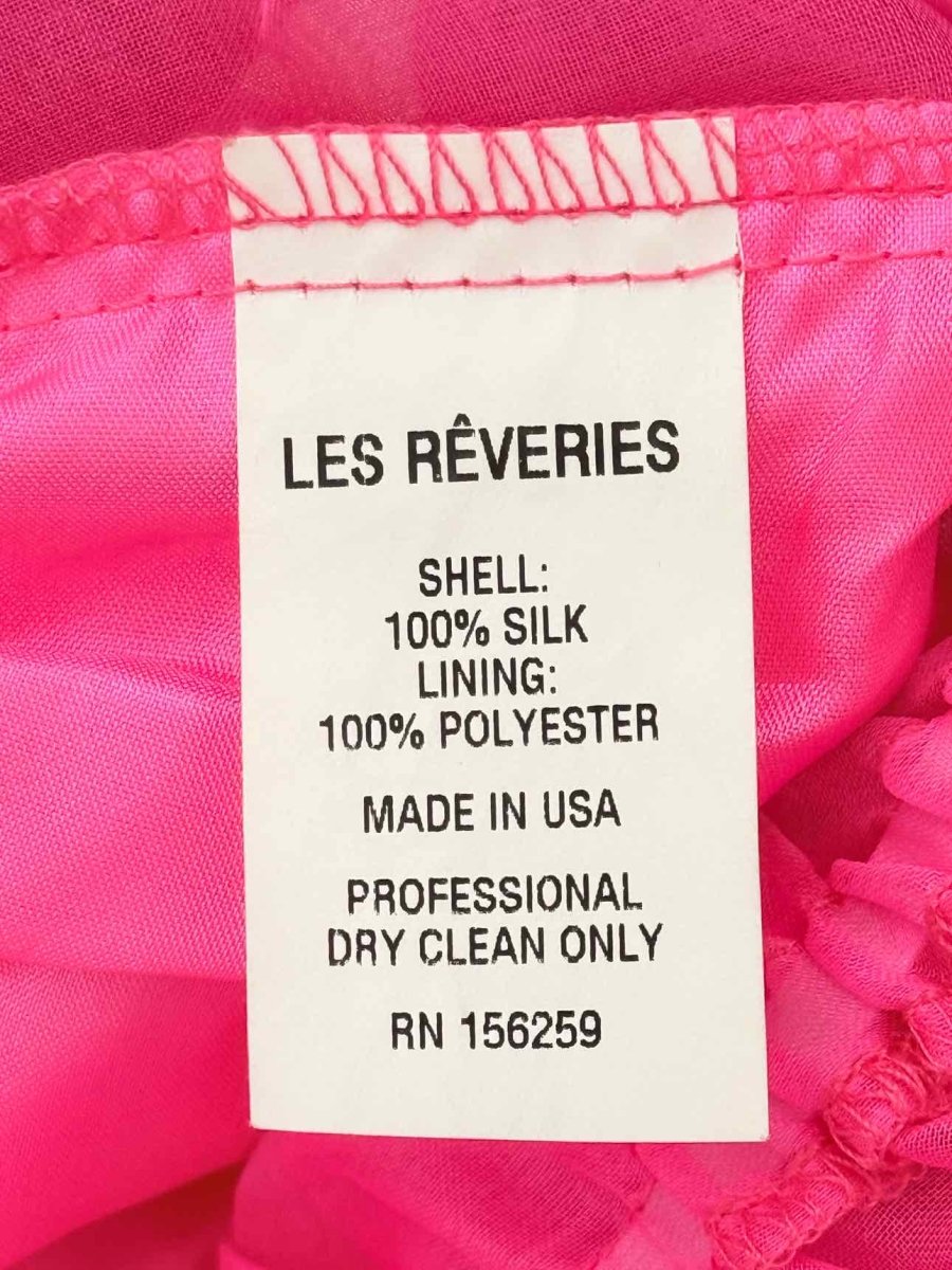 Pre-loved LES REVERIES Pink Size XSmall Top at Reems Closet