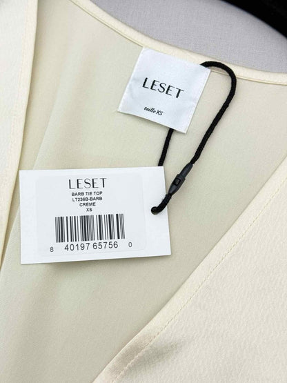 Pre-loved LESET Barb Tie Cream 3 pcs Set at Reems Closet