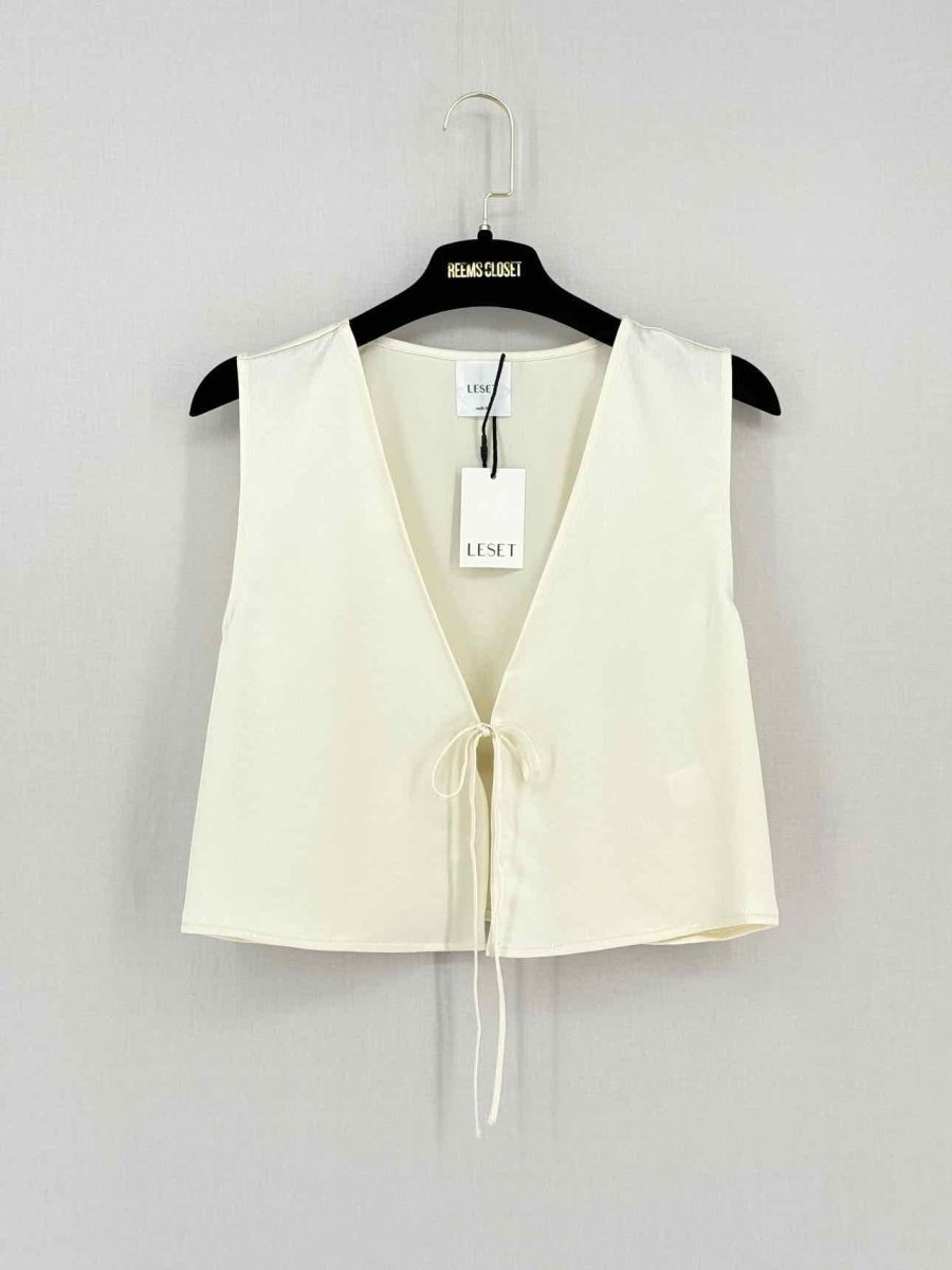 Pre-loved LESET Barb Tie Cream 3 pcs Set at Reems Closet