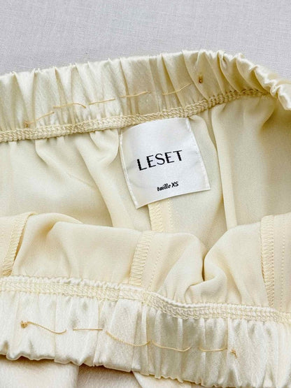 Pre-loved LESET Barb Tie Cream 3 pcs Set at Reems Closet