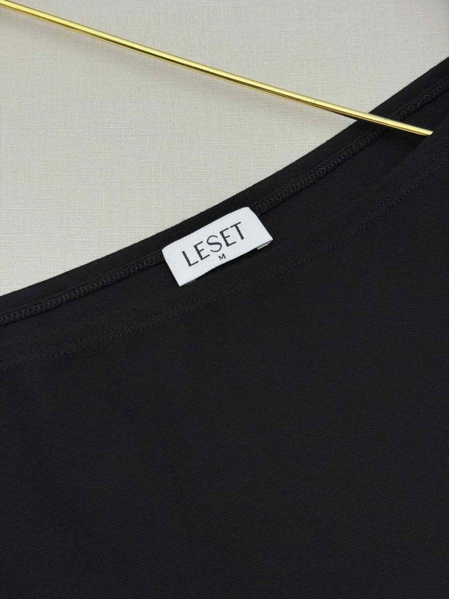 Pre - loved LESET Black Size Medium Top at Reems Closet