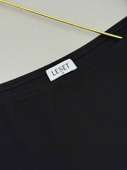Pre - loved LESET Black Size Medium Top at Reems Closet