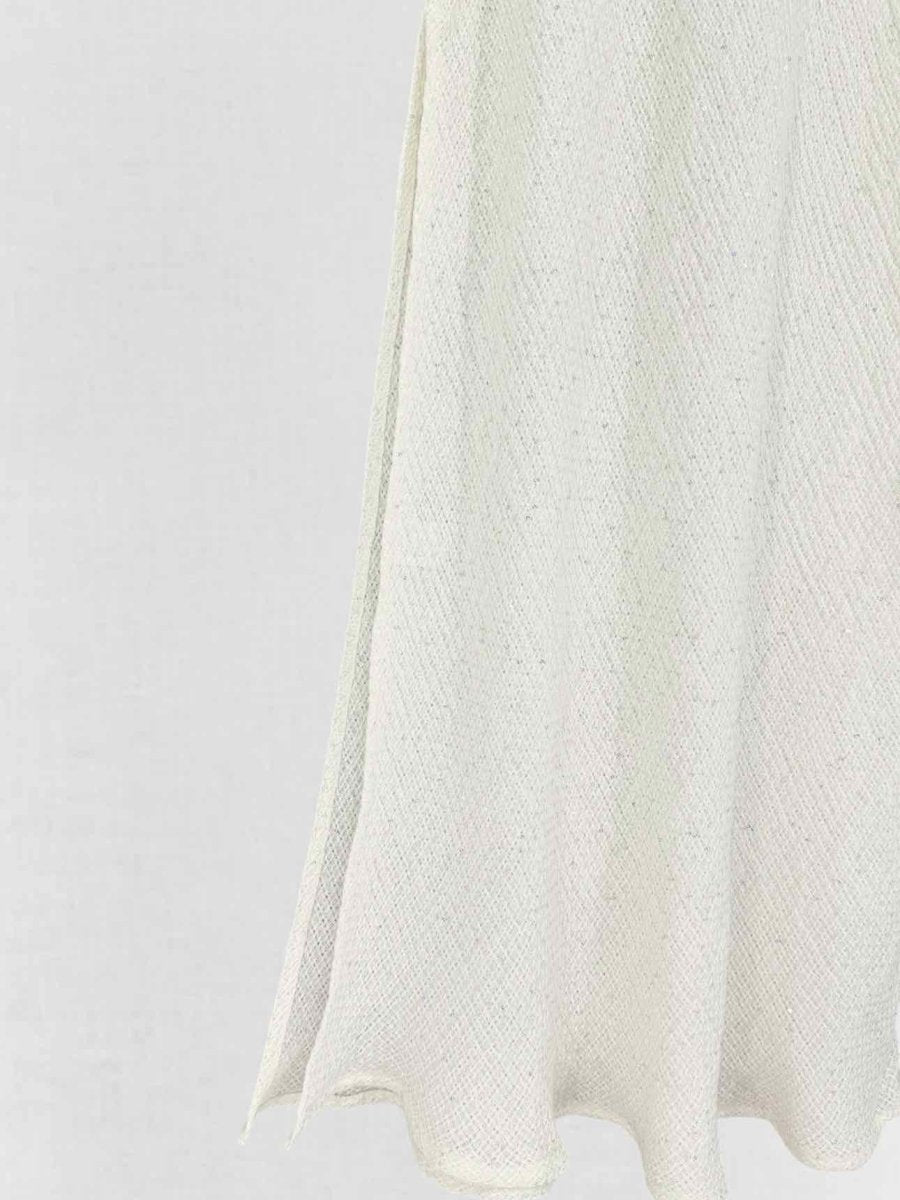 Pre - loved LESET Off - white Size Medium Long Dress at Reems Closet