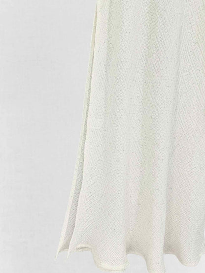 Pre - loved LESET Off - white Size Medium Long Dress at Reems Closet