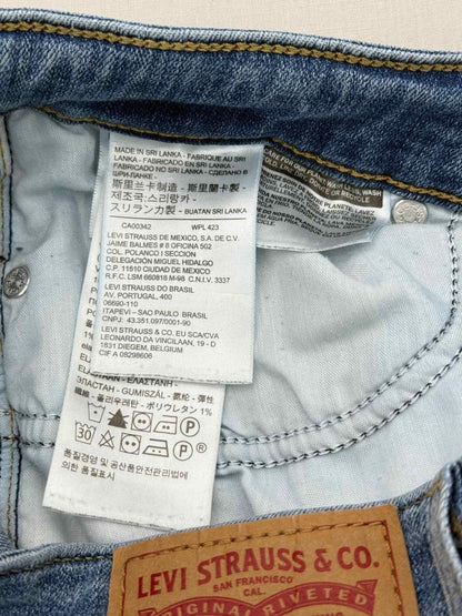 Pre - loved LEVI STRAUSS & CO. 711 Skinny Blue Size 28 Jeans at Reems Closet