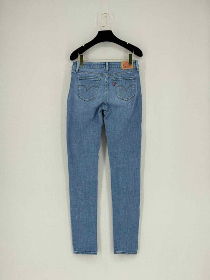 Pre - loved LEVI STRAUSS & CO. 711 Skinny Blue Size 28 Jeans at Reems Closet