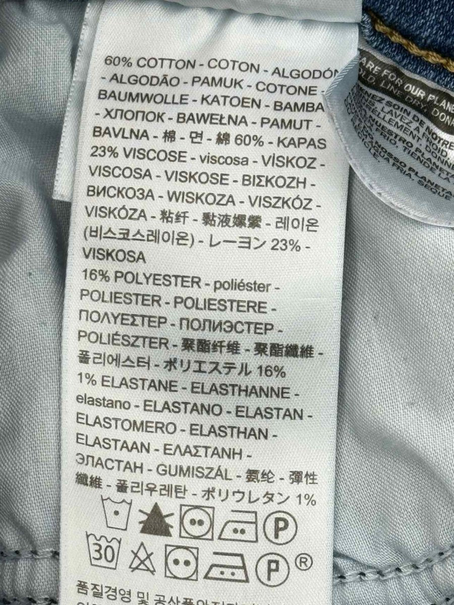 Pre - loved LEVI STRAUSS & CO. 711 Skinny Blue Size 28 Jeans at Reems Closet