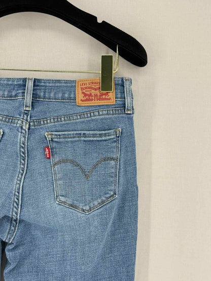Pre - loved LEVI STRAUSS & CO. 711 Skinny Blue Size 28 Jeans at Reems Closet