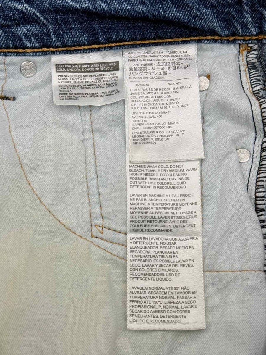 Pre-loved LEVIS 502 Hi-Ball Blue Size 29 Jeans at Reems Closet