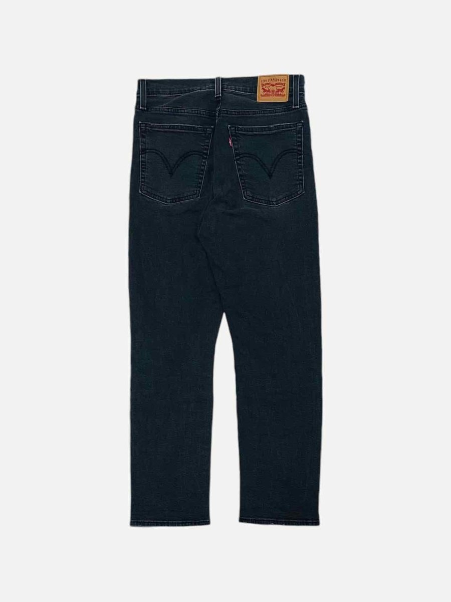 Pre - loved LEVIS Wedgie Straight Black Size 29 Jeans at Reems Closet