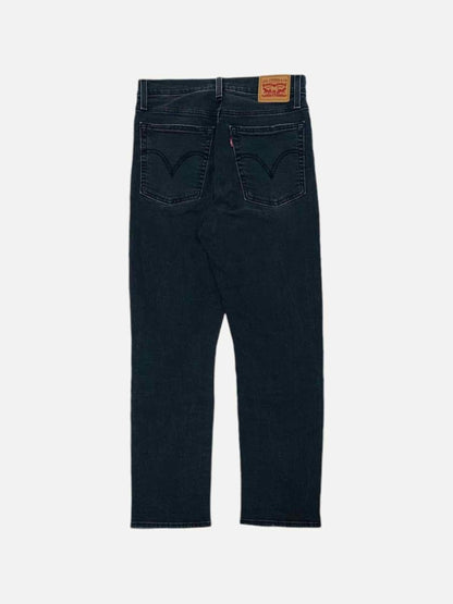 Pre - loved LEVIS Wedgie Straight Black Size 29 Jeans at Reems Closet