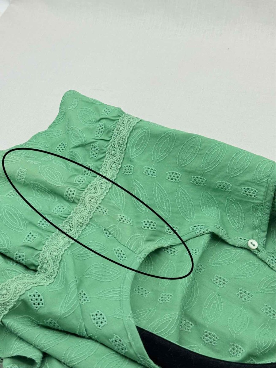 Pre - loved LILLY SARTI Green Size Small Top at Reems Closet