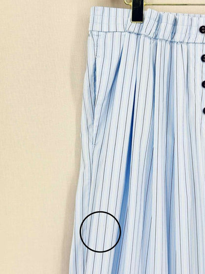 Pre-loved LIME Blue & White Pinstripe Size XLarge Pants at Reems Closet