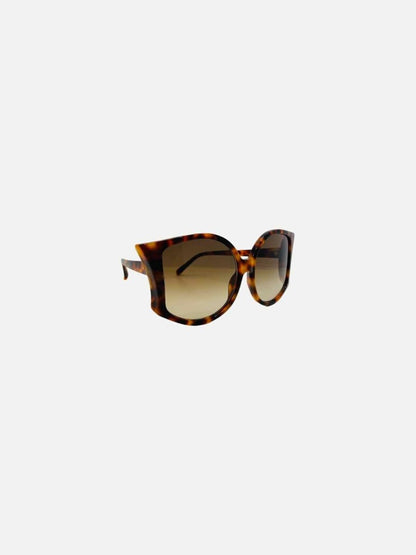 Pre - loved LINDA FARROW Havana Sunglasses at Reems Closet