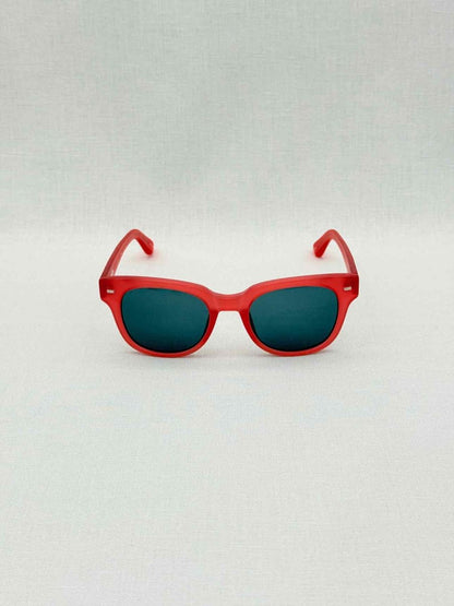 Pre-loved LINDA FARROW Red Sunglasses at Reems Closet