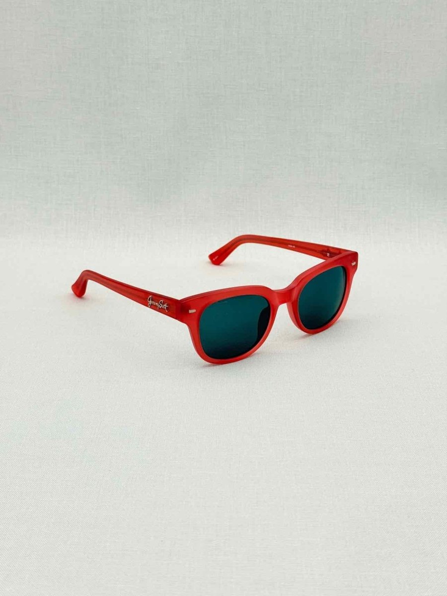 Pre-loved LINDA FARROW Red Sunglasses at Reems Closet