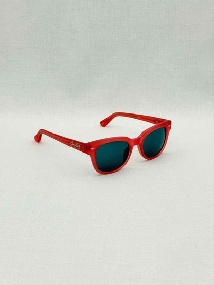 Pre-loved LINDA FARROW Red Sunglasses at Reems Closet